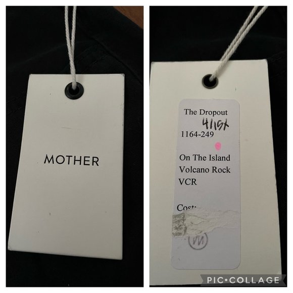 New MOTHER THE DROPOUT Women SAMPLE Casual Slim Crop Soft Jeans Pants NWT 16/32 - Picture 13 of 13